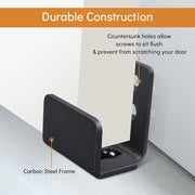 TheLAShop Wall Mount Carbon Steel Floor Guide for Barn Door Hardware Image