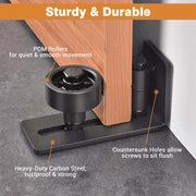 TheLAShop Steel Door Guide for Sliding Door, Closet 1.6" to 3.5"