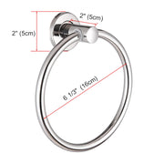 TheLAShop Wall Mounted Towel Ring Holder Stainless Steel Chrome Finish Image