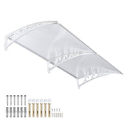 TheLAShop 6.5ft Awning Canopy Window Door Polycarbonate