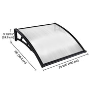 TheLAShop 3ft Window Awning Door Awning Canopy Shade PC Image