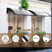 TheLAShop 3ft Window Awning Door Awning Canopy Shade PC Image