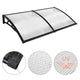 TheLAShop 6.5ft Awning Canopy Window Door Polycarbonate Image