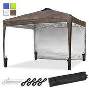 TheLAShop 10'x10' Ez Pop Up Canopy with Side Top Vent (9'7"x9'7")