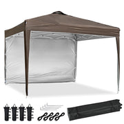 TheLAShop 10'x10' Ez Pop Up Canopy with Side Top Vent Image