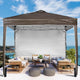 TheLAShop 10'x10' Ez Pop Up Canopy with Side Top Vent Image