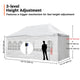 TheLAShop 10'x20' Pop Up Canopy Tent with Windows Instant Shelter