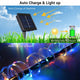 TheLAShop 39ft Solar String Light Outdoor Waterproof Day-Night Sensor