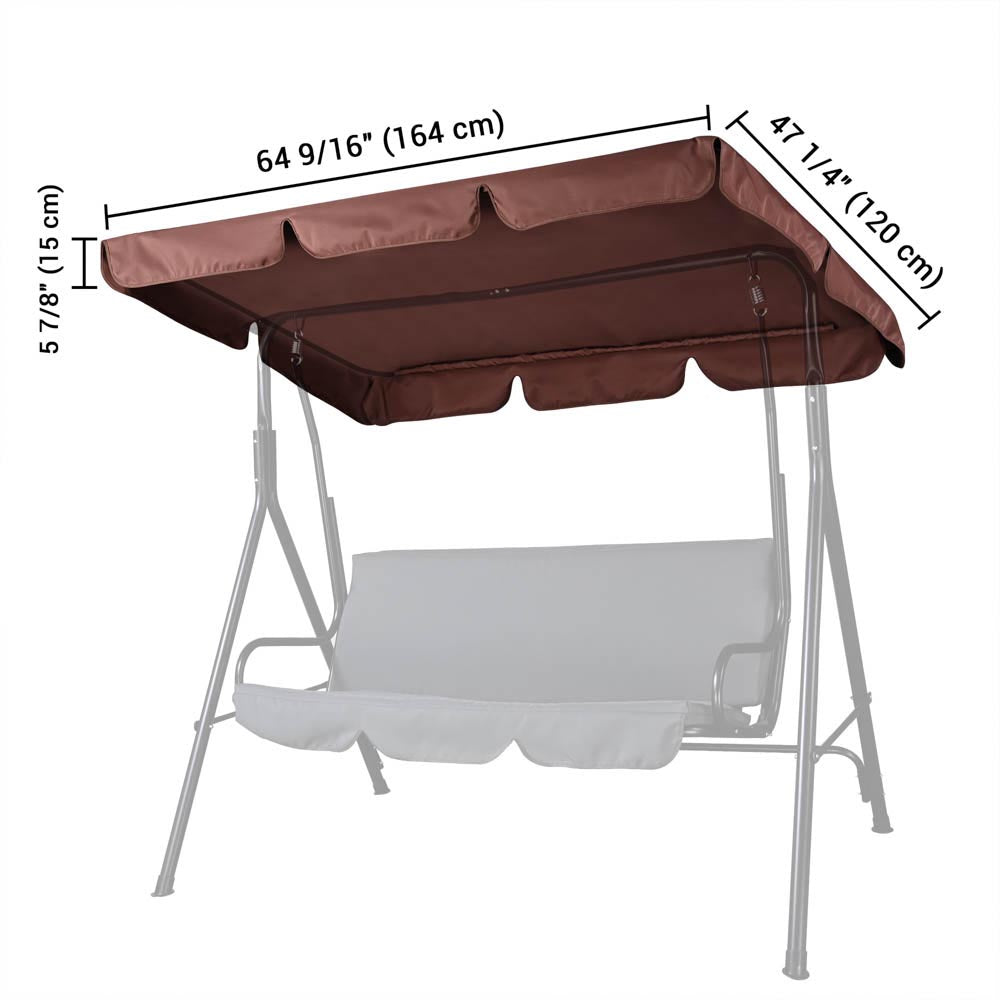 Lawn swing canopy replacement hotsell