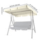 TheLAShop Outdoor Patio Swing Canopy Replacement 65x47in
