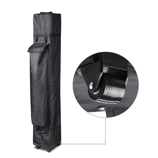 InstaHibit 10x10 Pop Up Canopy Rolling Storage Bag 11x11x63"