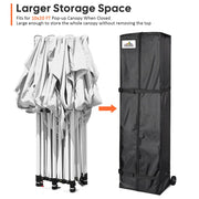 TheLAShop 10x20 Pop Up Canopy Rolling Storage Bag 17x11x66" Image