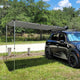 TheLAShop Car Awning 4' 7" x 6' 7" Rear Side Roof Rack Awning Shade