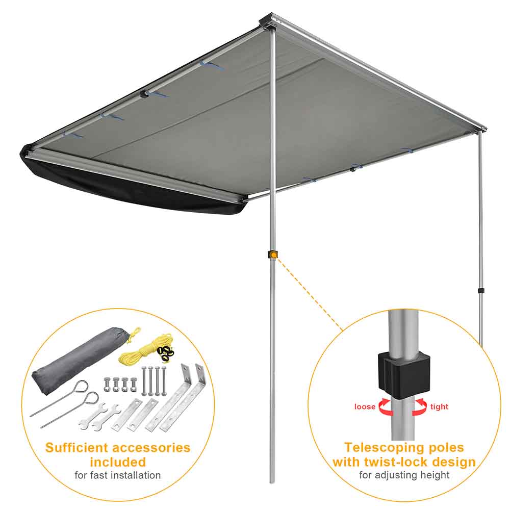 Car side 2024 awning rooftop