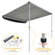 TheLAShop Car Awning 6' 7" x 8' 2" Side Rooftop Shade