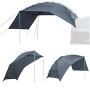 TheLAShop Car Awning SUV Tailgating Canopy Camping Beach Sun Shade Image