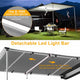 TheLAShop Car Awning with Light Rear Side SUV Awning 6' 7" x 4' 7"