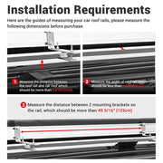 TheLAShop Car Awning with Light 8' 1" x 7' 1" SUV Side Awning Image