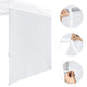 TheLAShop Canopy Sidewall Tent Walls 1080D 9'7"x6'8"(1pc./pack), White Image