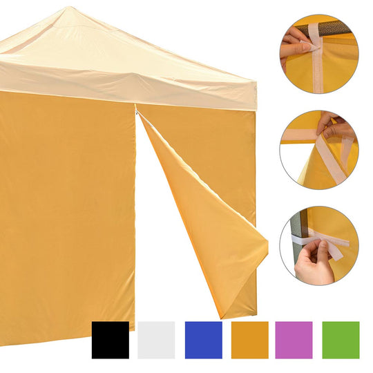 TheLAShop Canopy Sidewall with Zipper 1080D 9'7"x6'8"(1pc./pack)