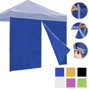 TheLAShop Canopy Sidewall Tent Walls with Zipper 1080D 10x7ft(1pc./pack) Image