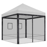 TheLAShop Netting for Pop Up Canopy 10x10 Food Service Vendor Side Screen Image