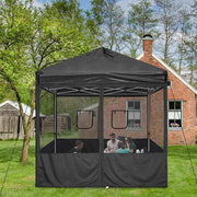 TheLAShop Netting for Pop Up Canopy 10x10 Food Service Vendor Side Panel Image