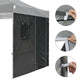 TheLAShop Sidewall with Door Window for 10x10 Canopy 1-pack Image