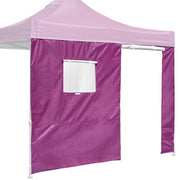 TheLAShop Sidewall with Door Window for 10x10 Canopy 1-pack, Vivid Viola Image