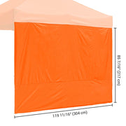 TheLAShop Canopy Sidewall Tent Walls 10x7ft UV50+ CPAI-84 Image