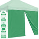 TheLAShop Canopy Sidewall Tent Walls with Zipper 10x7ft CPAI-84, Green Image