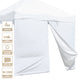 TheLAShop Canopy Sidewall Tent Walls with Zipper 10x7ft CPAI-84, White Image