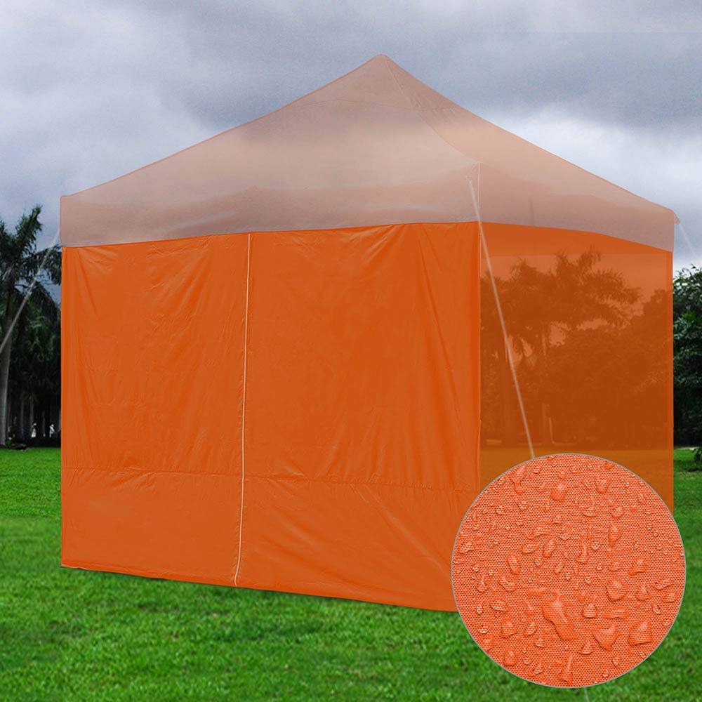 TheLAShop Canopy Sidewall Tent Walls with Zipper 10x7ft CPAI-84