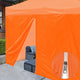 TheLAShop Canopy Sidewall Tent Walls with Zipper 10x7ft CPAI-84 Image