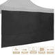 TheLAShop Canopy Sidewall Tent Walls 15x7ft UV50+ CPAI-84, Black Image