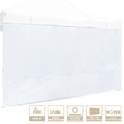 TheLAShop Canopy Sidewall Tent Walls 15x7ft UV50+ CPAI-84, White Image