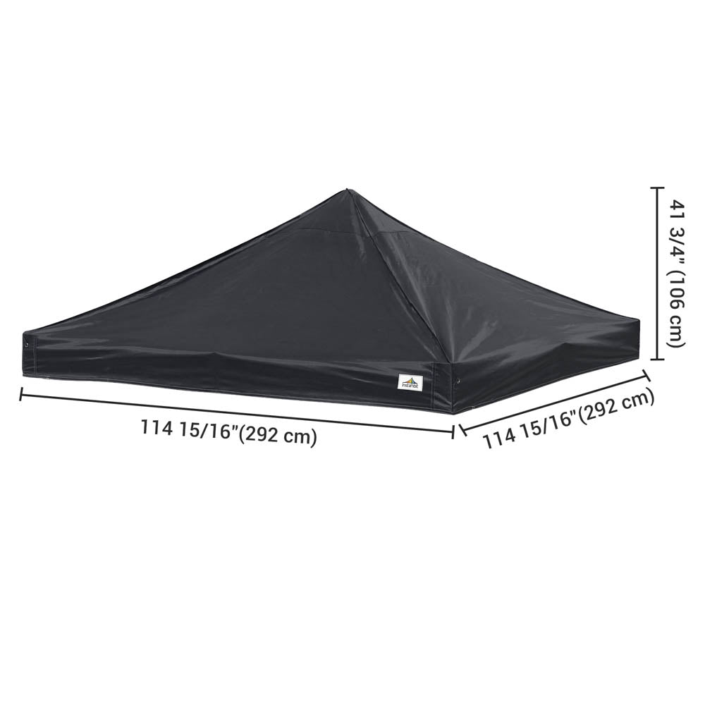 black canopy tent TheLAShop 10x10 EZ Pop Up Tent Canopy Replacement Top (9'7"x9'7")