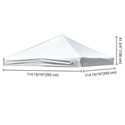 TheLAShop 10x10 EZ Pop Up Tent Canopy Replacement Top (9'7"x9'7")