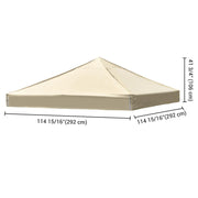 TheLAShop 10x10 EZ Pop Up Tent Canopy Replacement Top (9'7"x9'7")