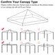 TheLAShop Pop Up Canopy Replacement Top 10x10 CPAI-84, Orange Image