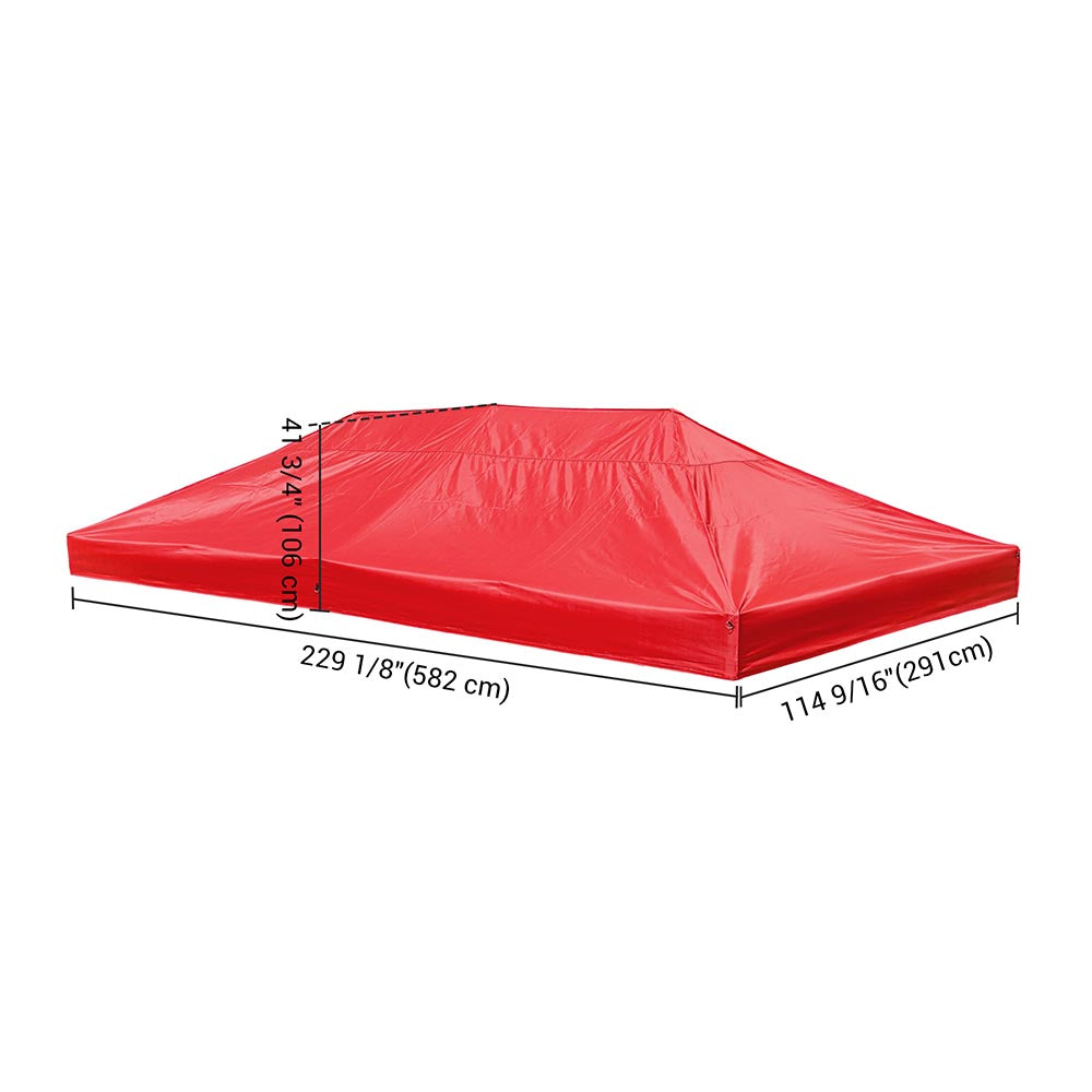 TheLAShop 10x20 EZ Pop Up Tent Canopy Replacement Top