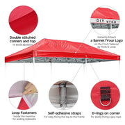 TheLAShop 10x20 EZ Pop Up Tent Canopy Replacement Top Image