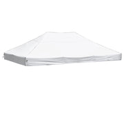 TheLAShop Pop Up Canopy Replacement Top 10x15 CPAI-84, White Image