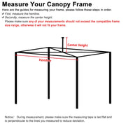 TheLAShop Pop Up Canopy Replacement Top 10x10 CPAI-84 Image