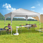 TheLAShop 10x10 Waterproof Pop Up Canopy with Vent Roller Bag Weight Bags