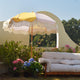 TheLAShop 6 ft 8-Rib Wood Market Umbrella Tilt Palm Springs 5-10yr, Mimosa Image
