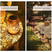 TheLAShop Waterproof Outdoor Solar Hanging Lanterns Set(2) Image