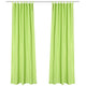 TheLAShop Tab Top Outdoor Patio Curtain, 54"W x 84"L 2ct/Pack, Green Glow Image