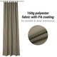 TheLAShop Tab Top Outdoor Patio Curtain, 54"W x 84"L 2ct/Pack Image