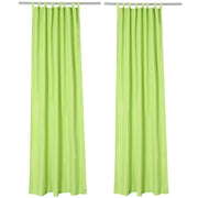 TheLAShop Tab Top Outdoor Patio Curtain, 54"W x 108"L 2ct/Pack, Green Glow Image